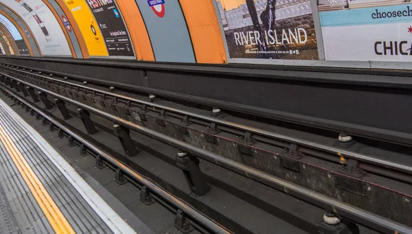 London Sep 2013 Subway Interior Rail Ads Annual Rail Passenger — Stock Photo, Image