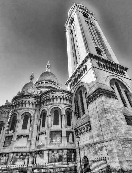 Montmartre Cathedral Sunny Winter Day Paris France — Stock Photo, Image