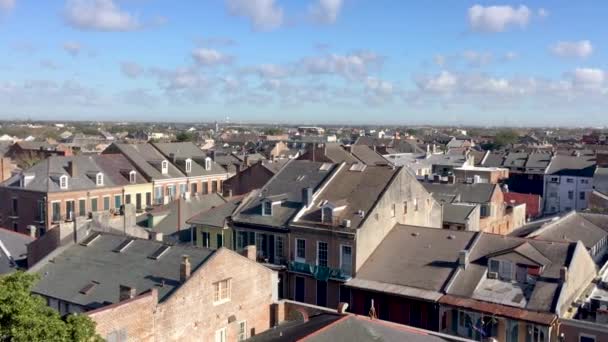 美しい旧市街の風光明媚な映像 — ストック動画