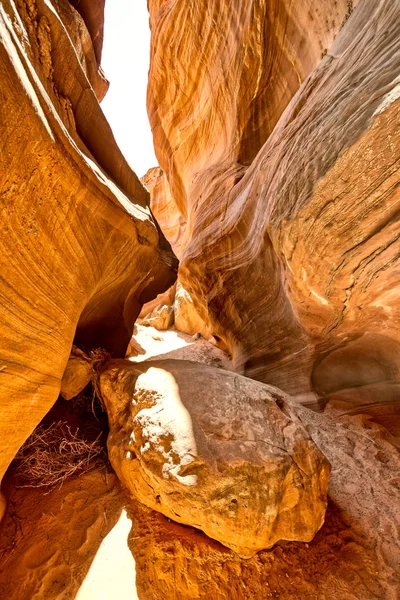 Textura Del Cañón Del Antílope Formaciones Rocosas Arizona — Foto de Stock