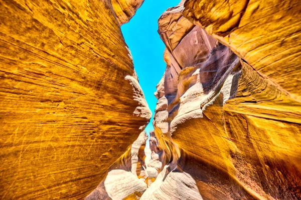 Hermosa Vista Luz Dentro Del Antelope Canyon Arizona —  Fotos de Stock