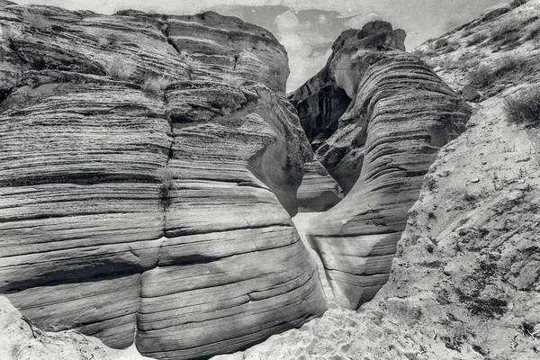 Vista Exterior Antelope Canyon Perto Page Arizona Eua — Fotografia de Stock