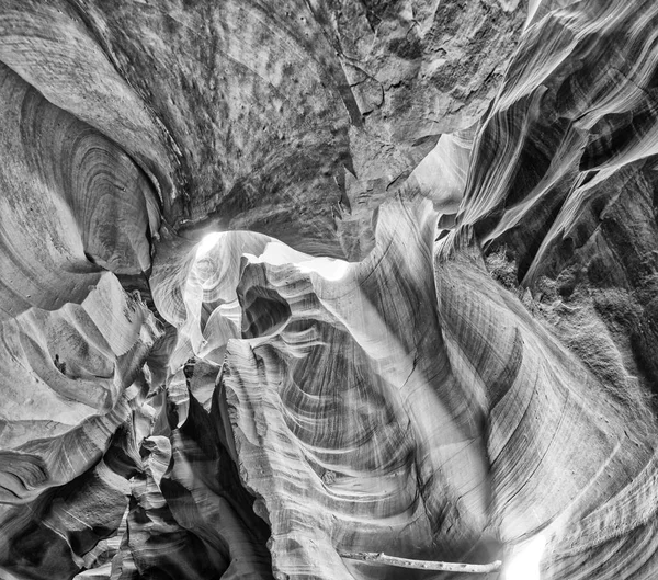 Antelope Canyon Eua Vista Maravilhosa Das Rochas Luz Que Vem — Fotografia de Stock