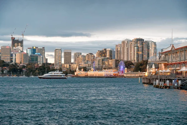 Sydney Augustus 2018 Prachtig Uitzicht Van North Sydney Bij Zonsondergang — Stockfoto