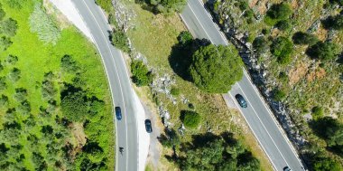 Road Hill, havadan görünümü.