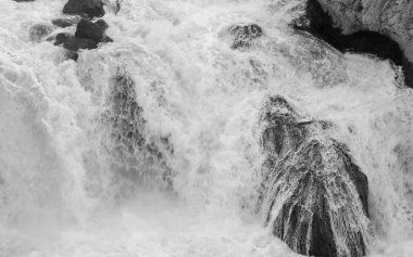 Firehole Falls in the Yellowstone National Park clipart