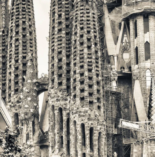 Barcelona Maio 2018 Exterior Sagrada Família Este Símbolo Cidade — Fotografia de Stock