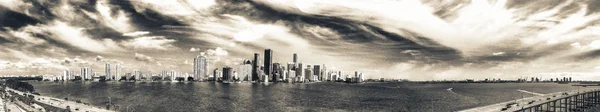 Miami Rickenbacker Geçidi Florida Abd Hava Manzarayı — Stok fotoğraf