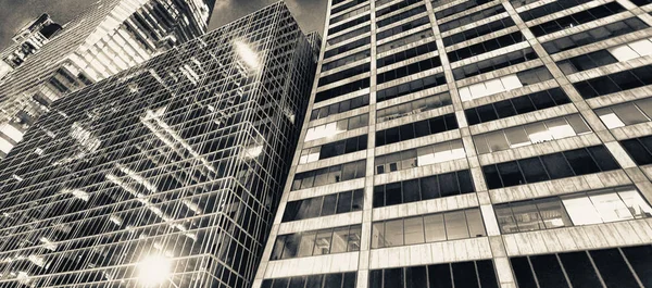 Fantastisk Natt Syn 42Ns Gatan Skyskrapor Midtown Manhattan New York — Stockfoto