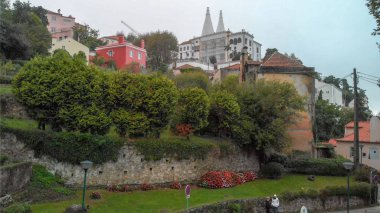 Sintra havadan görünümü - Portekiz.