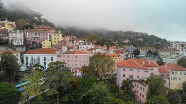 Sintra Horizon Aérien Par Une Journée Nuageuse Portugal — Photo