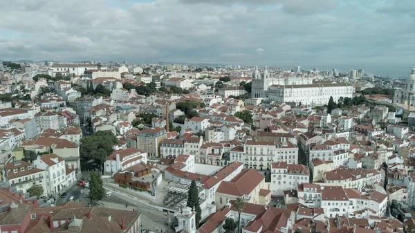 Lissabon Flygfoto Från Alfana Portugal — Stockfoto