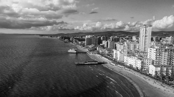 Aerial View Follonica Tuscany — Stock Photo, Image