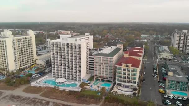 Panoramisch Uitzicht Van Myrtle Beach South Carolina Verenigde Staten — Stockvideo
