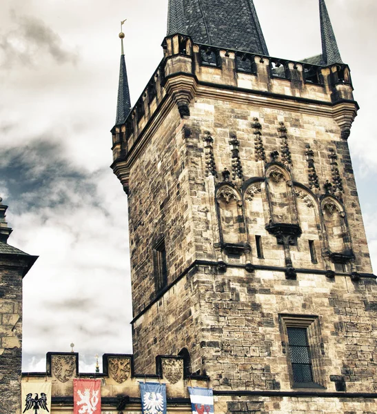 Средневековая Архитектура Чехии Летний Сезон Европа — стоковое фото