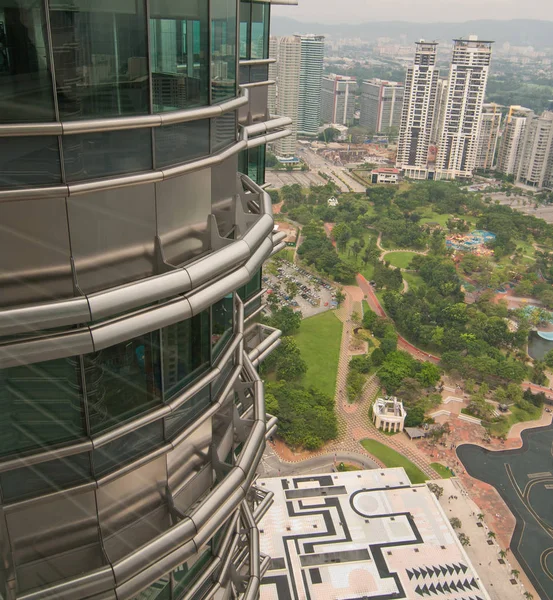 Kuala Lumpur Pohled Věže Petronas Towers — Stock fotografie