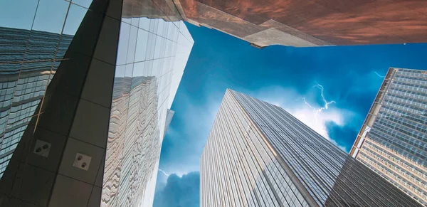 Tall Skyscrapers New York City — Stock Photo, Image