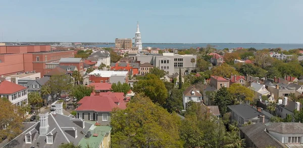 Aerial View Savannah Skyline City Center Georgia Usa — Stock Photo, Image