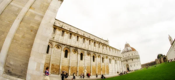 Berömda Arkitekturen Mirakel Torget Pisa Italien — Stockfoto