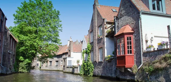 Colori Brugge Bruges Durante Primavera Belgio — Foto Stock