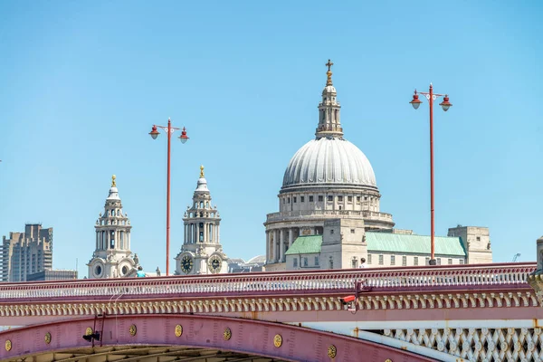 Cathédrale Paul Dôme Sur Pont Londres — Photo