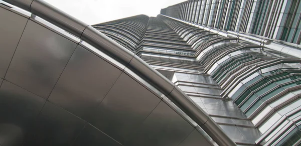 Bottom View Petronas Towers Kuala Lumpur — Stock Photo, Image