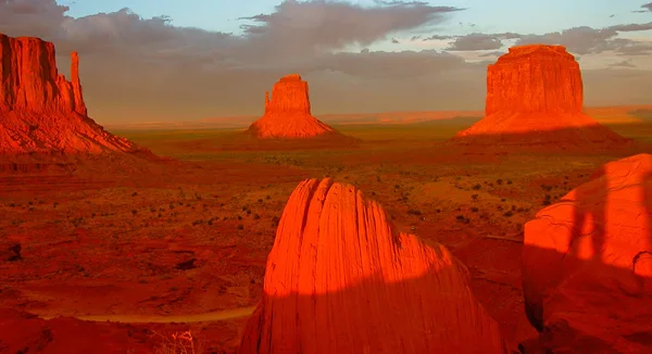 Lato Monument Valley Stany Zjednoczone — Zdjęcie stockowe