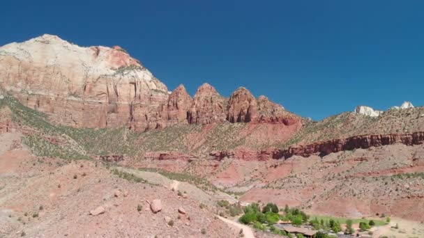 Montanhas Parque Nacional Zion Eua — Vídeo de Stock