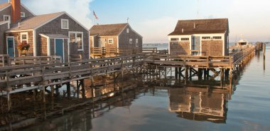 Nantucket mimarisi, Massachusetts, ABD.