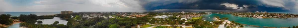 Vista Aérea Costa Júpiter Atardecer Florida —  Fotos de Stock