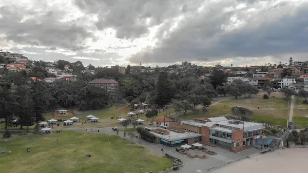 Bronte Beach Luftaufnahme Sydney — Stockfoto