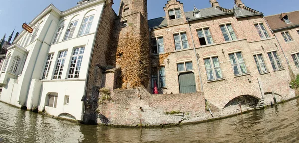 Arquitetura Cores Bruges Bélgica — Fotografia de Stock