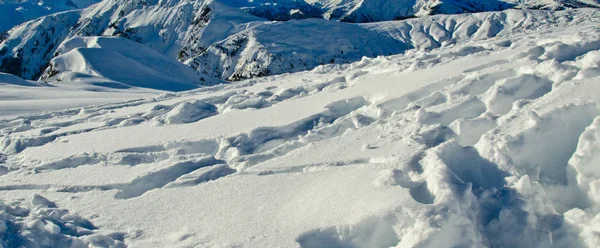 Snöiga Landskap Dolomiter Bergen Vintersäsongen Italien — Stockfoto