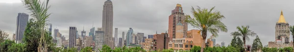 맨하탄 스카이라인 놀라운 파노라마 조감도 — 스톡 사진