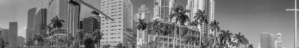 Miami Febbraio 2016 Vista Panoramica Del Centro Città Miami Attira — Foto Stock