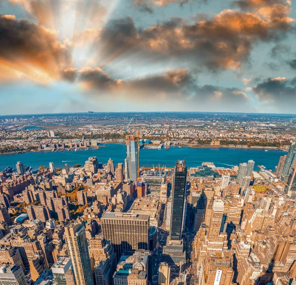 Schöne Skyline Von New York City — Stockfoto