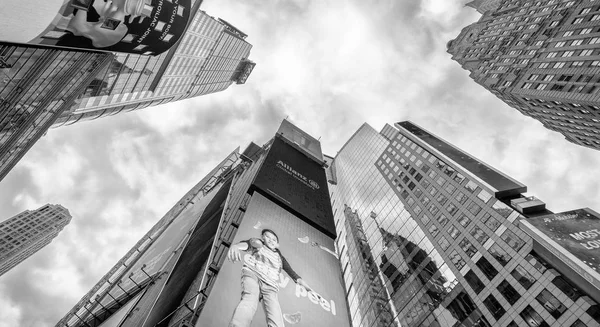 Nova Cidade Iorque Novembro 2018 Anúncios Times Square Dia Inverno — Fotografia de Stock