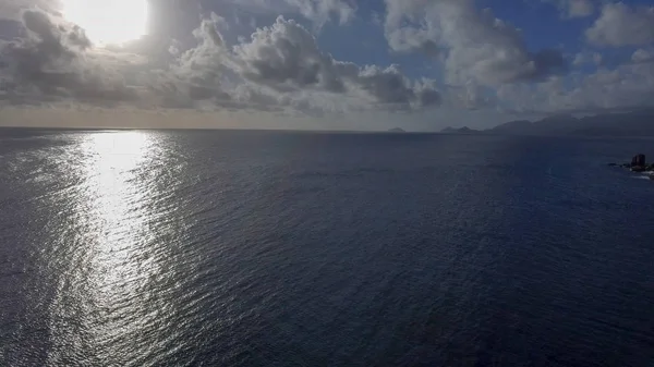 Hermosa Playa Seychelles Vista Aérea — Foto de Stock