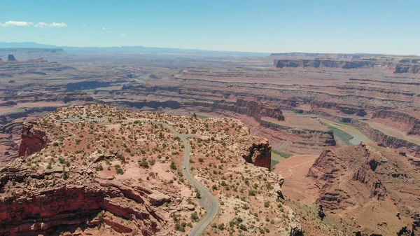 Aerial View Beautiful Canyon Summer Season — Stock Photo, Image