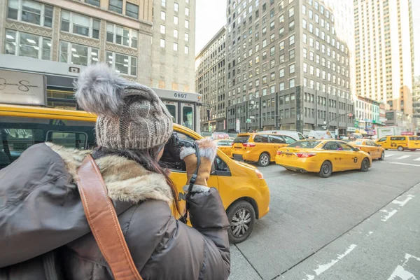 New York City Listopadu 2018 Fotografek Bere Obrázky New Yorku — Stock fotografie