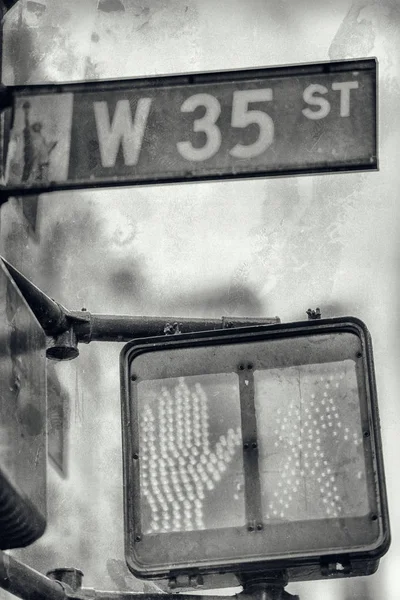 マンハッタンの西 ストリート サイン — ストック写真