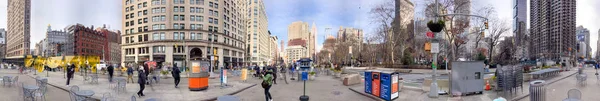 New York City Dicembre 2018 Veduta Panoramica Dei Turisti Lungo — Foto Stock