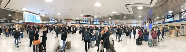 New York City Dezember 2018 Panoramablick Auf Penn Station Interieur — Stockfoto