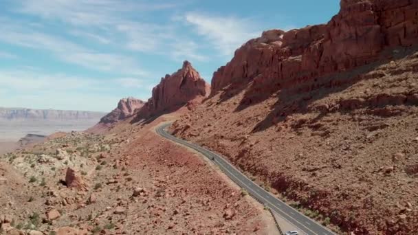 Weg Bij Geweldige Grand Canyon Verenigde Staten — Stockvideo