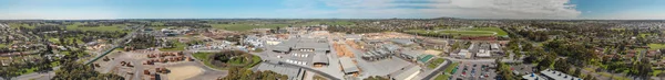 Vista Aérea Panorámica Del Horizonte Del Monte Gambier Nueva Zelanda —  Fotos de Stock