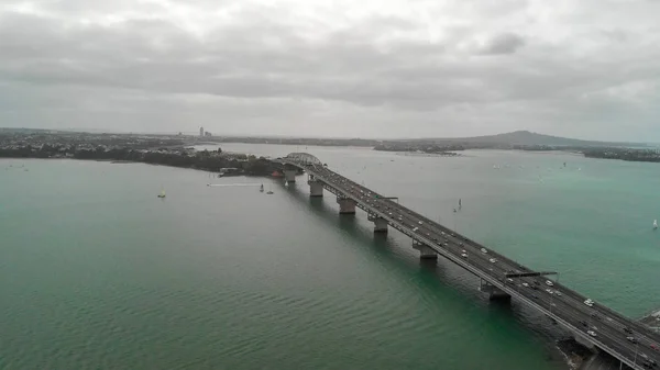 Ponte Auckland Vista Aerea — Foto Stock