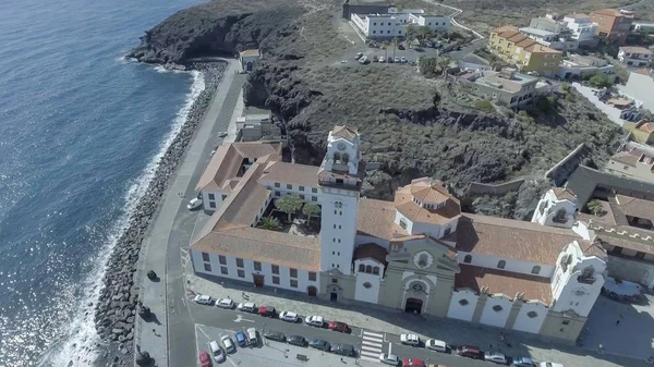 Candelaria Tenerife Krásný Letecký Pohled Panorama Města Pobřeží — Stock fotografie