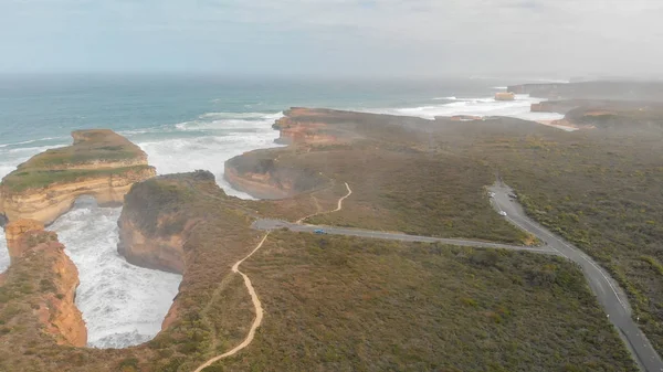 Aerial View Beautiful Coastline — Stock Photo, Image