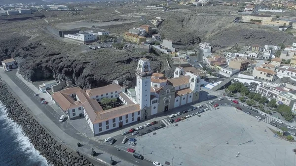 Luchtfoto Van Tenerife Kusten Vanaf Drone Spanje Eiland — Stockfoto