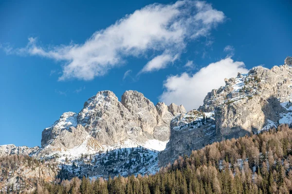Horské Italské Alpy Zimě — Stock fotografie